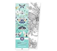 Marque-pages - Papillons scintillants: 50 marque-pages à peindre ou à colorier