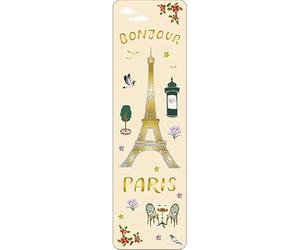 Marque pages Paris Tour Eiffel - motif symboles et ambiance de Paris - dimension 17 * 5 CM