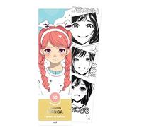 Marque-pages - Passion manga: 50 marque-pages à peindre ou à colorier, pour soi ou à offrir !