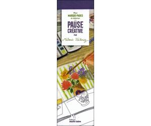 Marque-pages - pause créative - - Mélanie Voituriez - Marie Claire - Livre-jeu