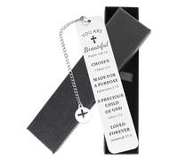 Marque-pages pour femme, cadeaux inspirants pour chrétiens, cadeau de Saint-Valentin, cadeau d'anniversaire, marque-pages chrétiens, verset de la Bible, homme et femme