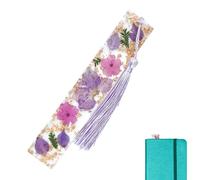 Marque-pages pour femme - Marque-page transparent en résine époxy avec marguerite séchée | Beau motif floral pour les amateurs de livres d'artisanat pour augmenter l'intérêt de la lecture
