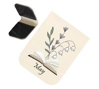 Marque-pages pour femmes | Clips pour pages en cuir PU rétro,signet magnétique floral | pour lecture, femmes, enseignant, filles, garçons, école, étude, journal, carnet