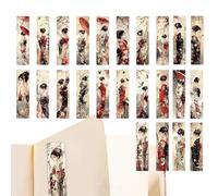 Marque-pages pour Femmes, Lot de 24 Marque-pages Papier Filles, Marque-Pages Esthétiques avec Impression pour École, Maison, Voyage