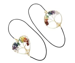 Marque-pages pour la lecture | 2 pièces Serre-tête Design Arbre Vintage - Marque-pages avec cristaux pour les amateurs de livres, Pour Presse-papiers Agenda Organiseur Amateurs de Lecture Objectifs et