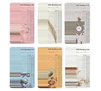 Marque-pages pour les avis de livres - Carte résumé de la littérature esthétique, espace pour commentaires en temps opportun, finition mate durable | Kit de documentation bibliothèque pour les