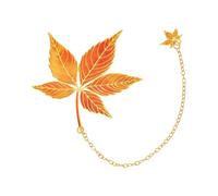 Marque-pages rétro avec chaîne sur le thème de l'automne - Pour les amateurs de livres, la lecture, cadeaux artistiques