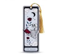 Marque-pages Tarot Créatifs en Acrylique, Marque page Mystique Cadeau pour Rats de Bibliothèque, Marque-page Horreur pour Amoureux des Livres, 15x5 cm