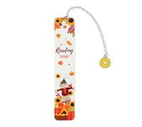 Marque-pages Thanksgiving pour Femmes, Esthétique Pièce Unique Automne Marque-page Amusant Accessoires de Lecture pour Lecteurs Femmes Hommes Adolescents Enfants
