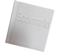 Marque-pages unique pour économiser de l'espace - Organisateur de bureau - Boîte de rangement pour bureau, étude, décoration de bureau - Affichage moderne