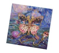 Marque-pages vintage avec pendentif papillon en métal - Marque-page - Cadeau idéal pour les enseignants et les amateurs de livres sur le thème de la nature