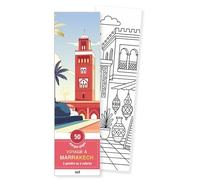 Marque-pages - Voyage à Marrakech: 50 marque-pages à peindre ou à colorier