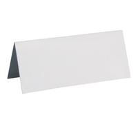 Marque-place en carton SANTEX - Blanc - 10 pièces - 3 x 7 cm