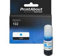 Marque propre PrintAbout Cartouche d'encre 102 (T03R240) Cyan Convient pour Epson