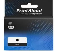 Marque propre PrintAbout Cartouche d'encre 308 (7FP21UE) Noir Très grande capacité Convient pour HP