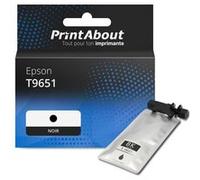 Marque propre PrintAbout Cartouche d'encre T9651 Noir Convient pour Epson Noir