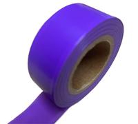 Marque réfléchissante 10 rouleaux de ruban signalisation fluorescent, 1 pouce X 30 mètres par rouleau, en plastique Non adhésif for le marquage des arbres, la chasse, sentiers et limites(Purple)