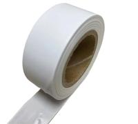 Marque réfléchissante 10 rouleaux de ruban signalisation fluorescent, 1 pouce X 30 mètres par rouleau, en plastique Non adhésif for le marquage des arbres, la chasse, sentiers et limites(White)