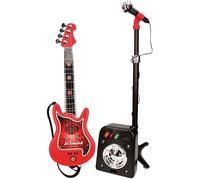 REIG 844 - Ensemble jouet Guitare à 4 cordes et Microphone amplifiés