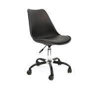 marque The Home Deco Factory Chaise de Bureau Kiruna Noir