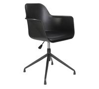 marque The Home Deco Factory Fauteuil pivotant Chicago Noir