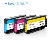 [Marque troisième partie] pour HP 950XL 951XL 950 951 XL cartouche d'encre de remplacement pour HP Officejet Pro 276dw 3PCS - C M Y