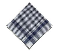 marque VANDERSICKEL Lot de 12 mouchoirs Homme Vichy 40x40 cm 100% Coton