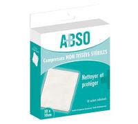 Marque Verte ABSO Compresse non tissée 10 x 10 cm