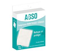 Marque Verte ABSO Compresse non tissée 10 x 10 cm