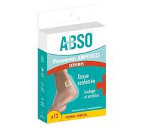 Marque Verte ABSO Pansements ampoules extrêmes pack familial - Boîte de 12