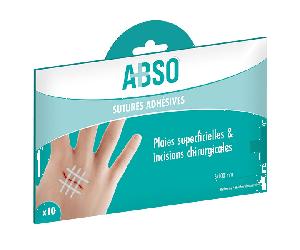 Marque Verte ABSO Sutures adhésives 6 x 100 mm