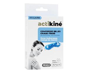 Marque Verte Actikiné Compresse Chaud Froid Masque Oculaire 21 x 7,5cm