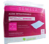 Marque Verte Semesa Alèse Intraversable 60x90cm Normal 30 Pièces
