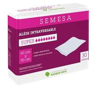 Marque Verte Semesa Alèse Intraversable Super 60cm x 90cm 30 unités