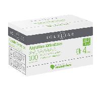 Marque Verte Soludiab Aiguille Ultrafine pour Stylo Injecteur d'Insuline 4mm 32G 100 unités