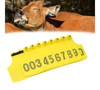 marques auriculaires pour moutons, Fournitures for animaux Applicateurs d'étiquettes auriculaires for bétail Animaux de ferme(Yellow 6 * 7.5cm,301 400)