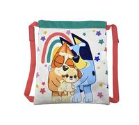 Marques CyP - Bluey, sac à dos, école maternelle, fournitures scolaires, sac à dos, sac à cordes, sac, arc-en-ciel, multicolore, produit officiel, multicolore