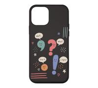 Marques de ponctuation Mignonnes Grammaire Humour Conversation Coque pour iPhone 12 Mini