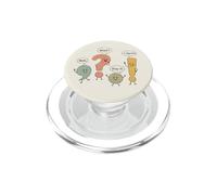 Marques de ponctuation Mignonnes Grammaire Humour Conversation Vibe PopSockets PopGrip pour MagSafe