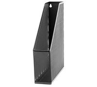 Marques de U en maille en acier Bureau support pour dossiers suspendus, Lettre Taille, 31,5 x 24,8 x 14 cm, Noir Porte-revue