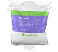 Marque Verte Absopads Rectangles Coton 8*10 200 rectangles
