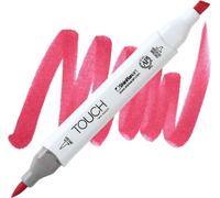 Marqueur à alcool double face TOUCH Brush & Chisel, R11 Carmine