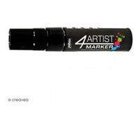Pébéo Marqueur à huile 4Artist 580324 Aluminium Noir Pointe plate 15 mm