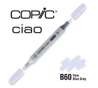 COPIC Marqueur Twin Ciao B60 – Bleu gris pâle – Pointe moyenne et pinceau