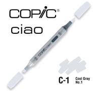 Marqueur À L'alcool Copic Ciao C1 Cool Gray No.1