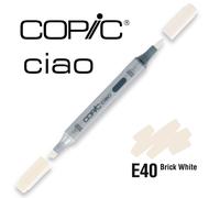 Marqueur À L'alcool Copic Ciao E40 Brick White