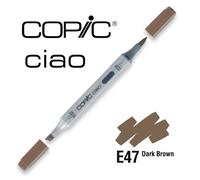 Marqueur À L'alcool Copic Ciao E47 Dark Brown