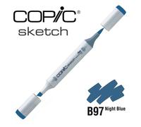 Marqueur À L'alcool Copic Sketch B97 Night Blue
