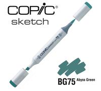 Marqueur À L'alcool Copic Sketch Bg75 Abyss Green