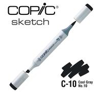 Marqueur À L'alcool Copic Sketch C10 Cool Gray No.10